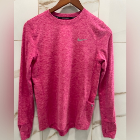 Nike Heathered Pink Long Sleeve Top size XS - Picture 12 of 12